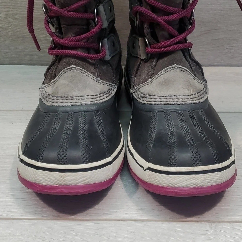 Sorel Women Joan Of Artic Tall Duck Rubber Waterproof Boots shoes sz 7.5